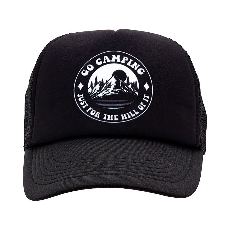 Foam Trucker Hat Black Camping