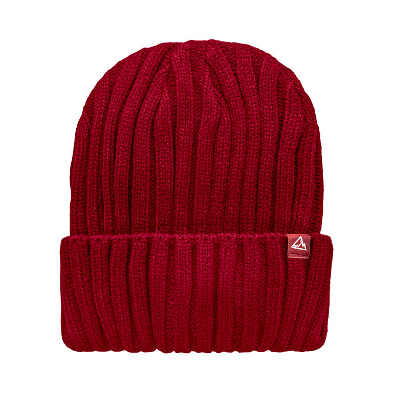 Thick Ribbed Beanie - Red – Chillmeister