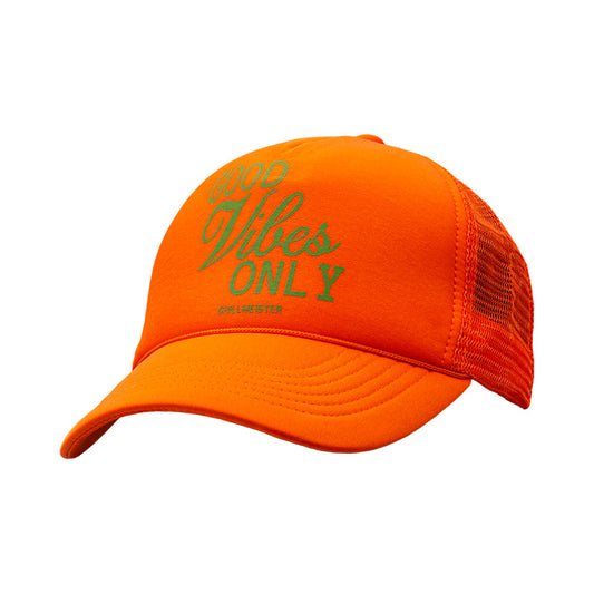 Printed Trucker Hat - Good Vibes Only