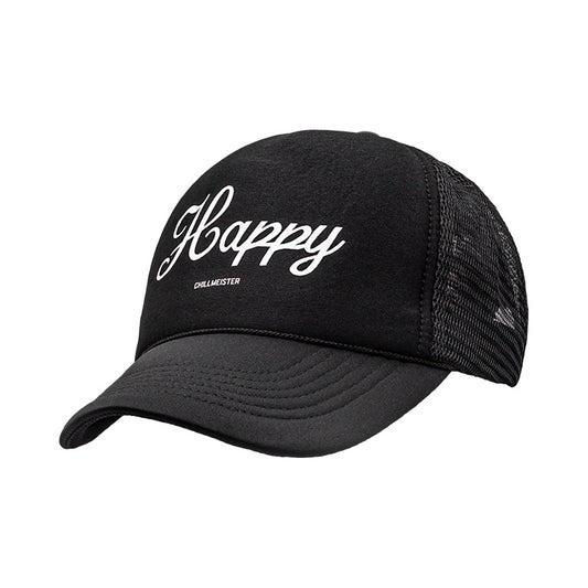 Printed Trucker Hat - Happy