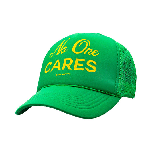 Printed Trucker Hat - No One Cares