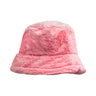 Chillmeister black fuzzy bucket hat, featuring a soft faux fur texture and a cozy, stylish design. Ideal for casual winter fashion