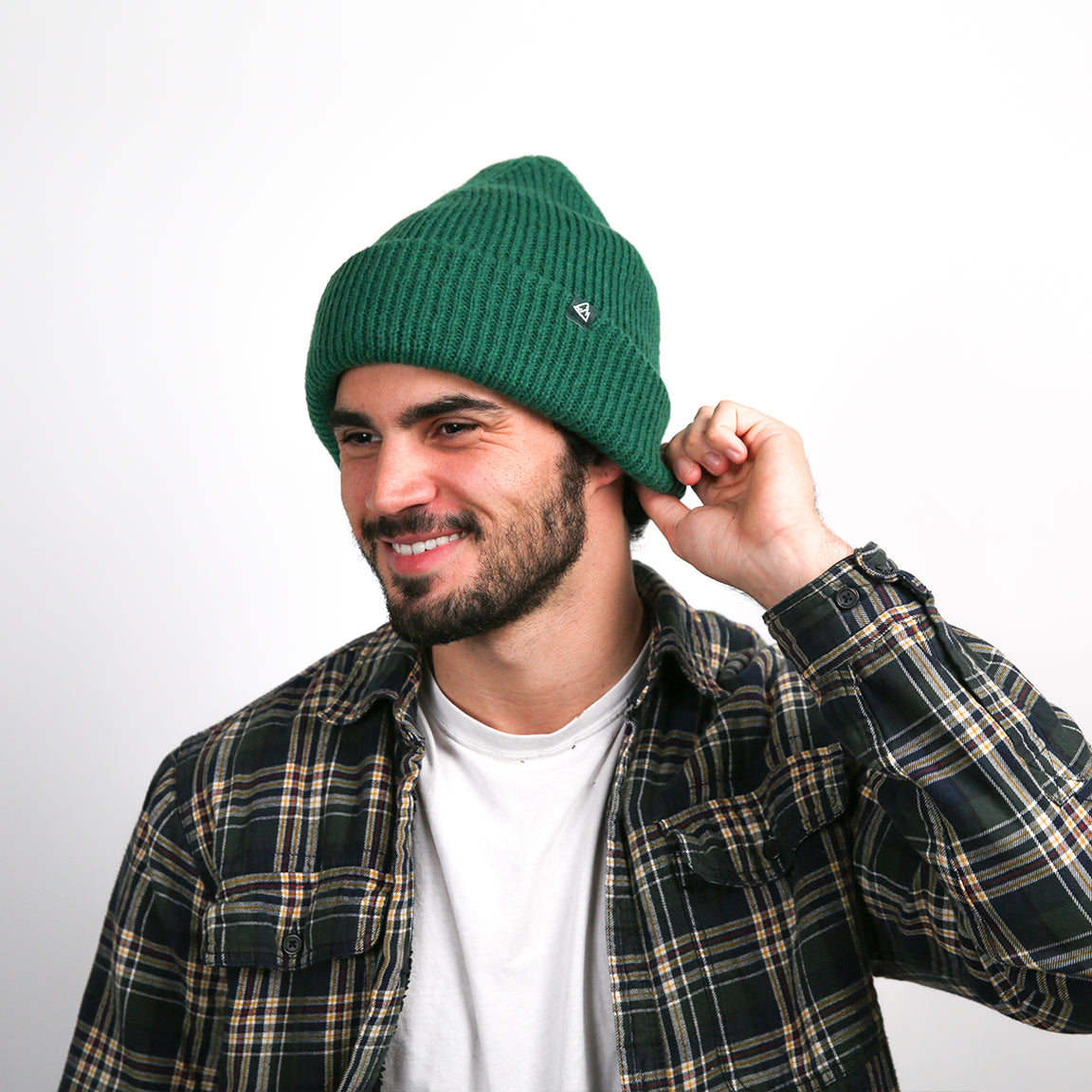 Brushed Beanie - Green – Chillmeister