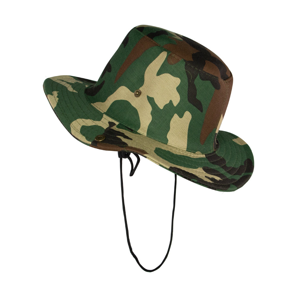 Summer Hat Sol Bucket Hat Camo Green